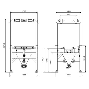 Xfeed big bag station